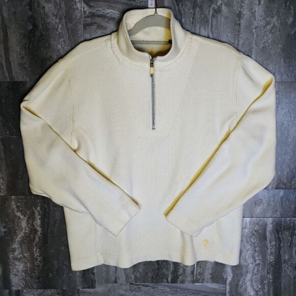 Men's Tommy Bahama Long Sleeve 1/4 Zip Pullover Cardigan Large - Picture 1 of 10